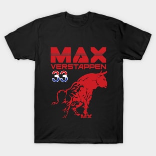 Max Verstappen 33 Formula 1 Racing Champion T-Shirt